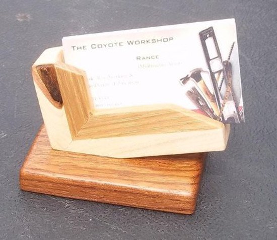 The Slant Business Card Holder