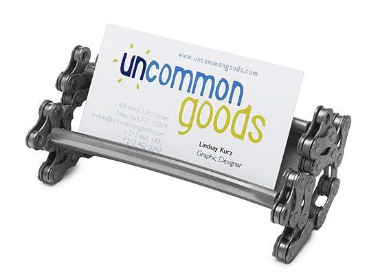 Bike Chain Business Card Holder