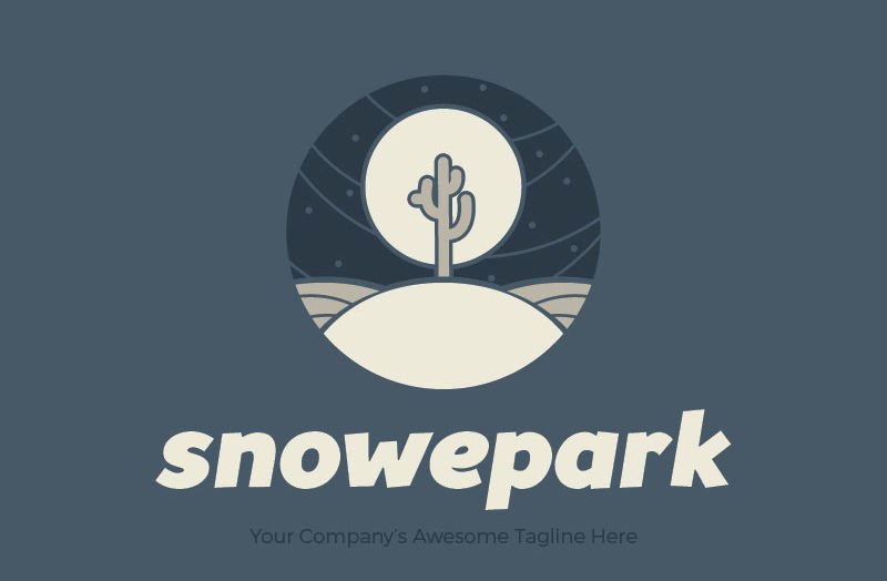 Freebie: SnowePark Logo Template (AI, EPS)