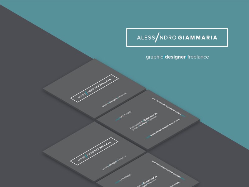 Alessandro Giammaria New Personal Identity Logo