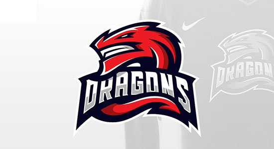 DRAGONS Sports Logo by Derrick Stratton