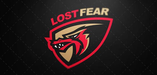 Esport logo Lost fear by Igor Mariev