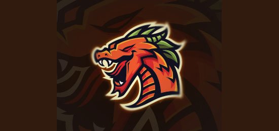 Mighty Dragon Mascot Logo Design by MascotLogoCaptain