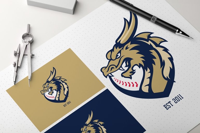 Bendigo Dragons Baseball by TwoEightFiveCreative