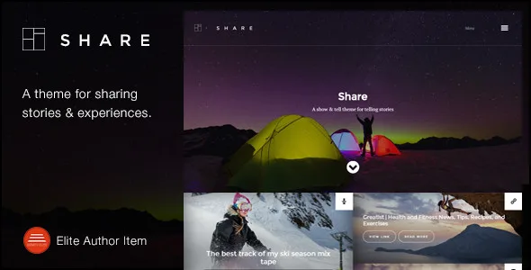 Share - A personal blog theme for sharing stories and experiences