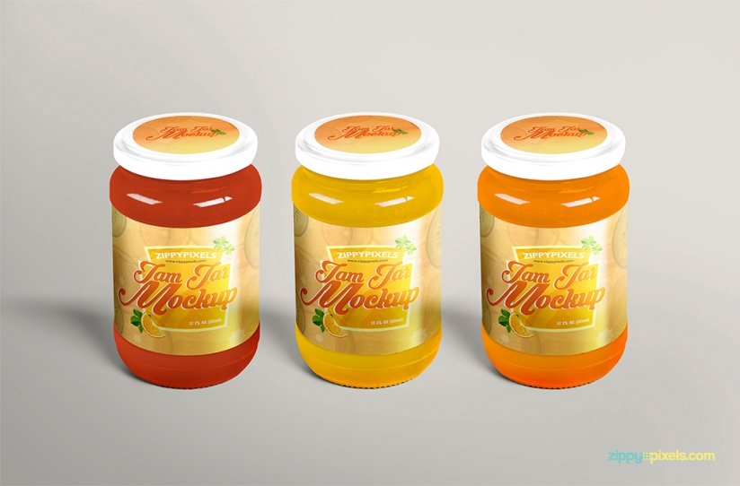 FREE DELIGHTFUL JAM JAR MOCKUP by ZippyPixels