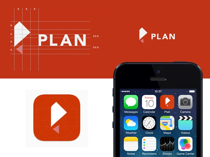 Plan Logo / App Icon by Jonas