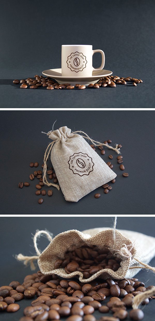 Coffee MockUps PSD by Ash Flint