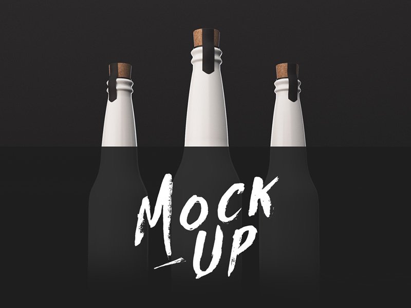 Bottle Mockup by Yann Dunant