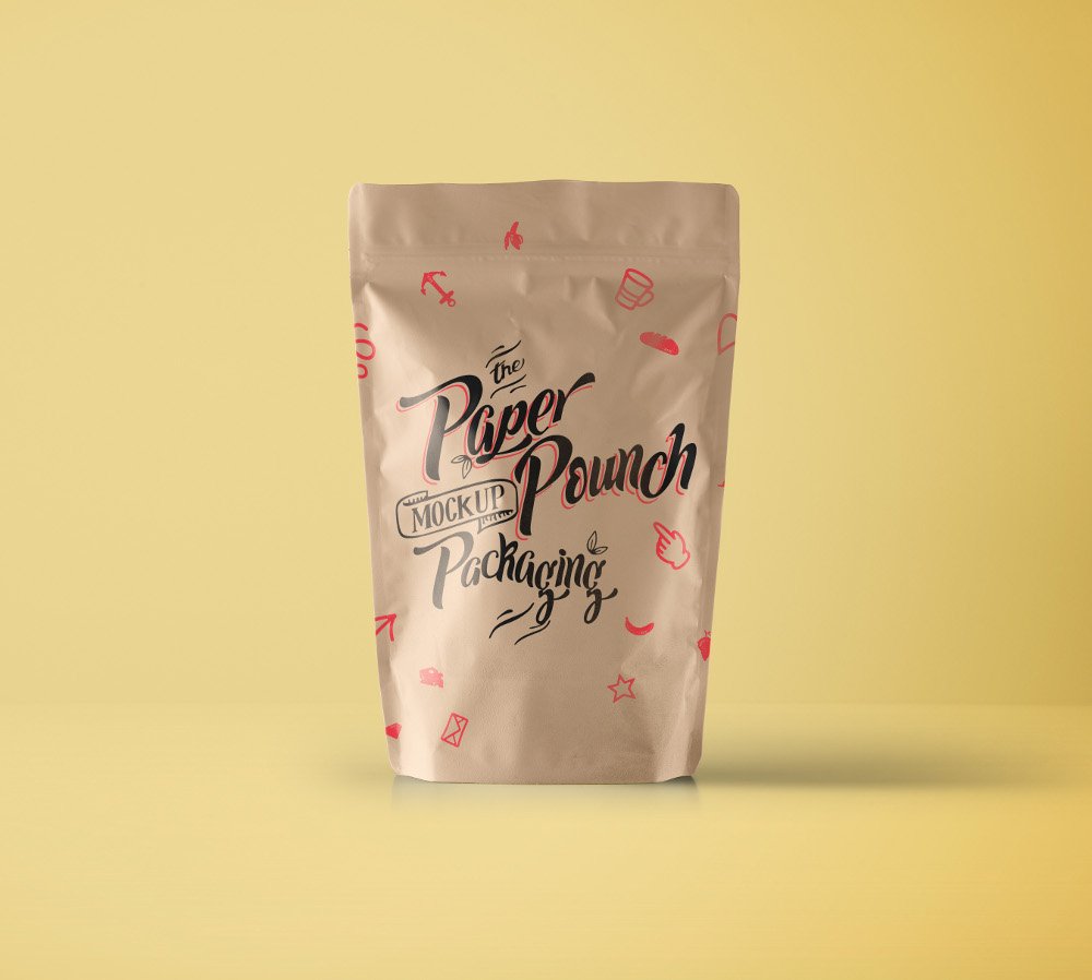 Psd Paper Pouch Packaging Vol4 by Pixeden