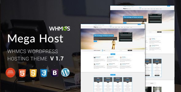 Hosting, Technology, Software And WHMCS WordPress Theme - Megahost