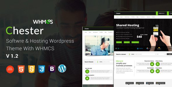 Chester - Software, Hosting, Technology And MultiPurpose WordPress Theme + WHMCS	