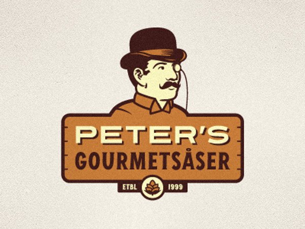 Peter's Gourmetsåser Logo by Emir Ayouni