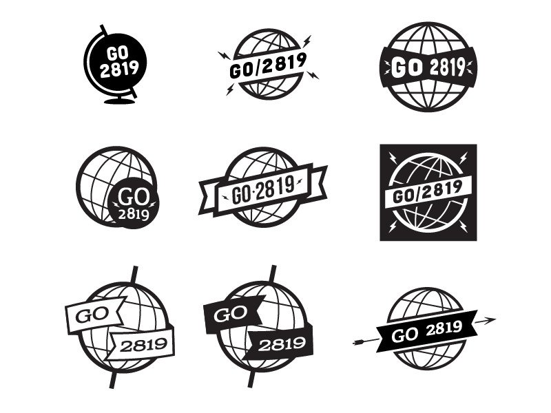 Globe Vintage Logos by Luke Anspach