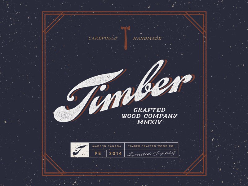 Timber Logo by Jeremy Vessey