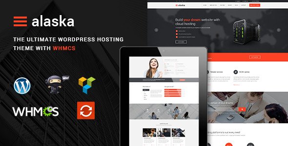 Alaska - SEO WHMCS Hosting, Shop, Business Theme