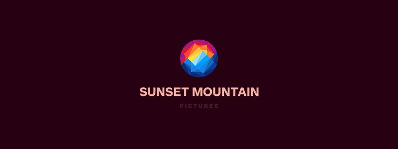 Sunset Mountain Logo Design by Dalius Stuoka