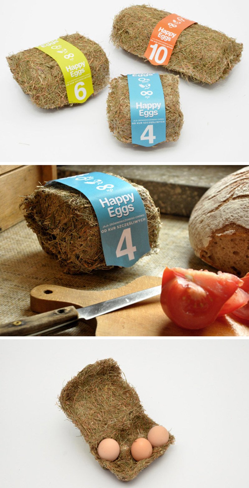 Embalaje ecológico Happy Eggs de Maja Szczypek Embalaje ecológico Happy Eggs de Maja Szczypek