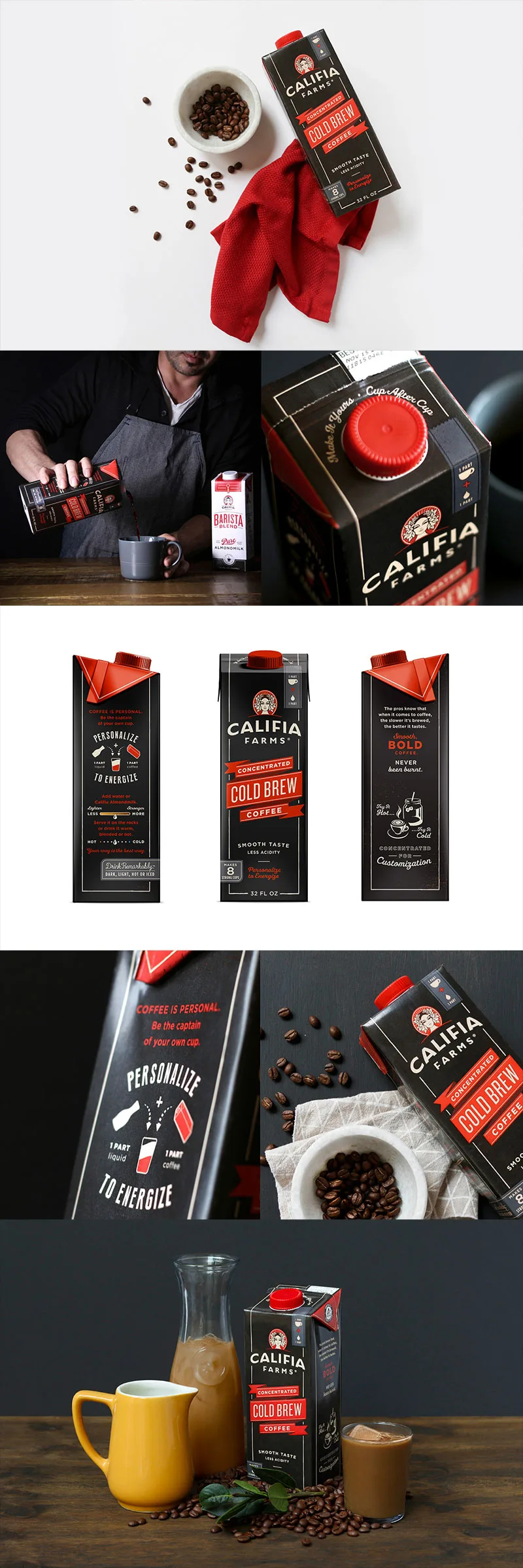 Califia Farms - Concentrated Cold Brew Coffee by Farm Design