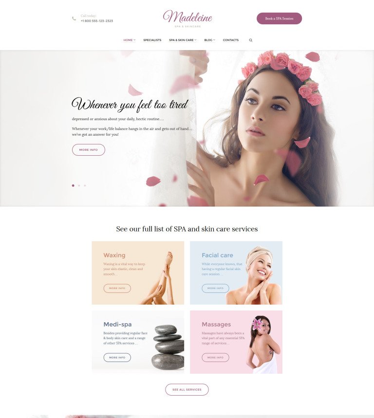 Beauty WordPress Theme