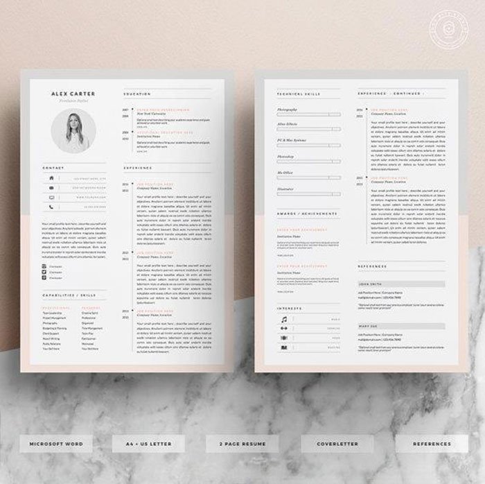 Resume Design by OddBitsStudio