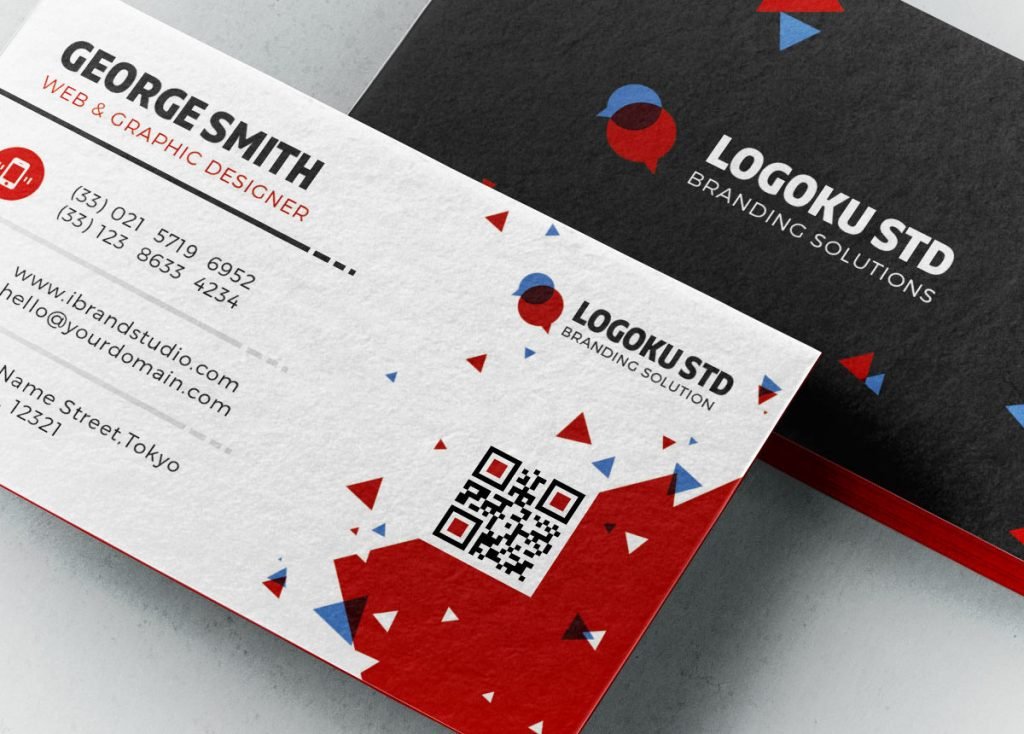 Free Brick Business Card Template