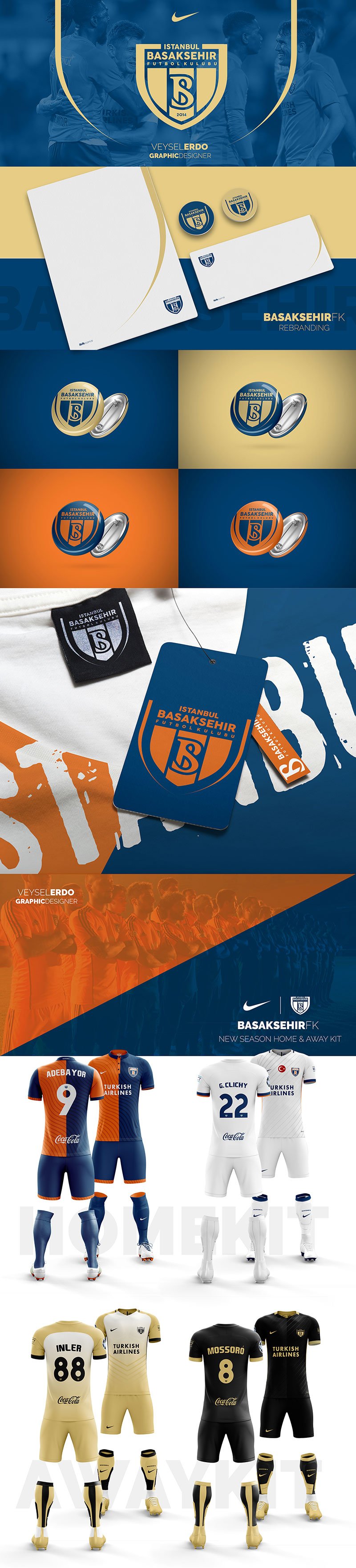 Basaksehir FK Rebranding by Veysel Erdogan