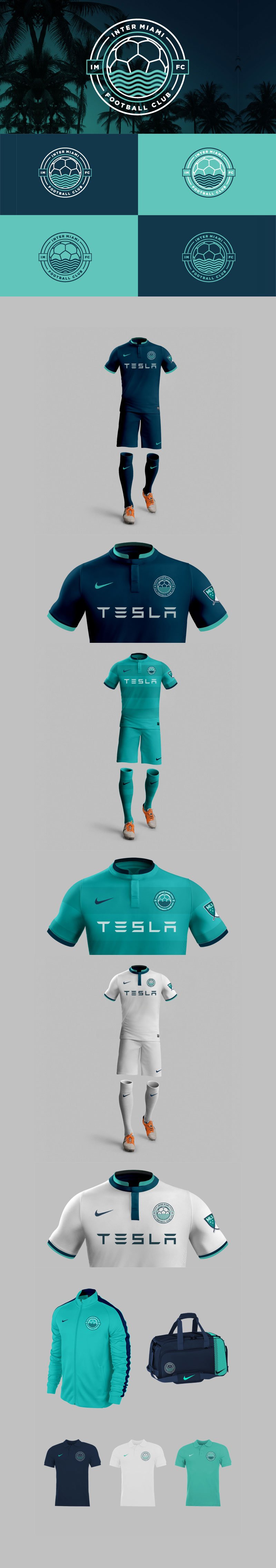 Football Club Brand Designs: Miami MLS Team by Diego Guevara