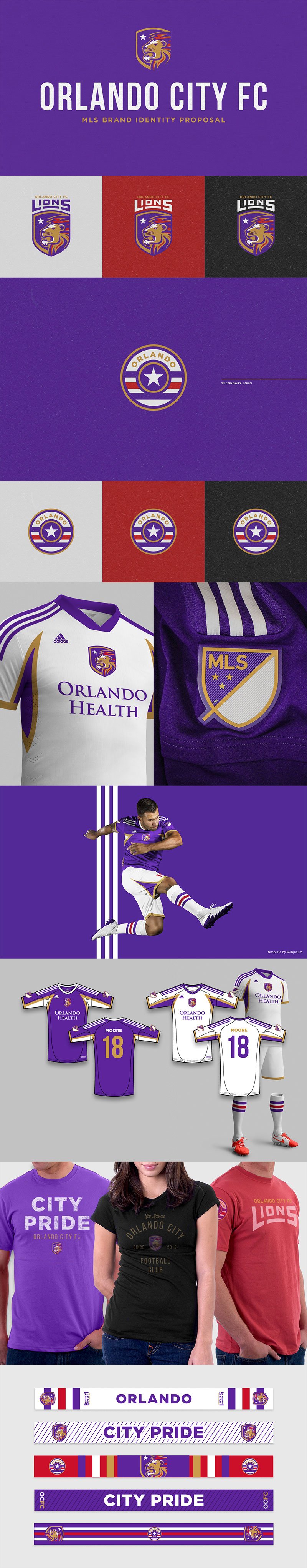 Orlando City Football Club - Identity Proposal by Brandon Moore