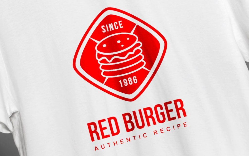 How To Create a Red Burger Logo with AAA Logo