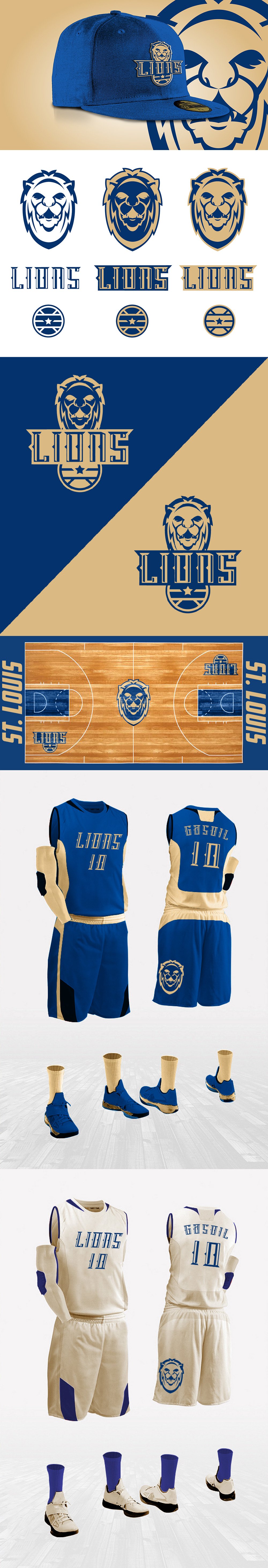 Basketball Team Logo: St. Louis Lions NBA Concept by Kevin Aka