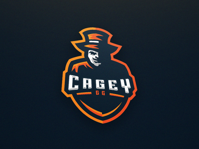 Diseño de logotipo de mascota Cagey.GG eSport