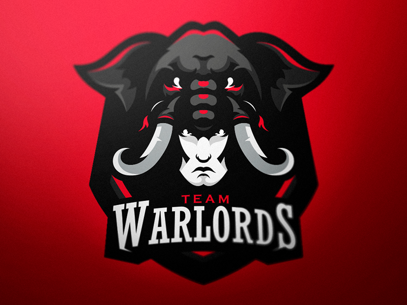 Logotipos de Equipos de eSports y gamers - Diseño de logotipo de Warlords eSport Team