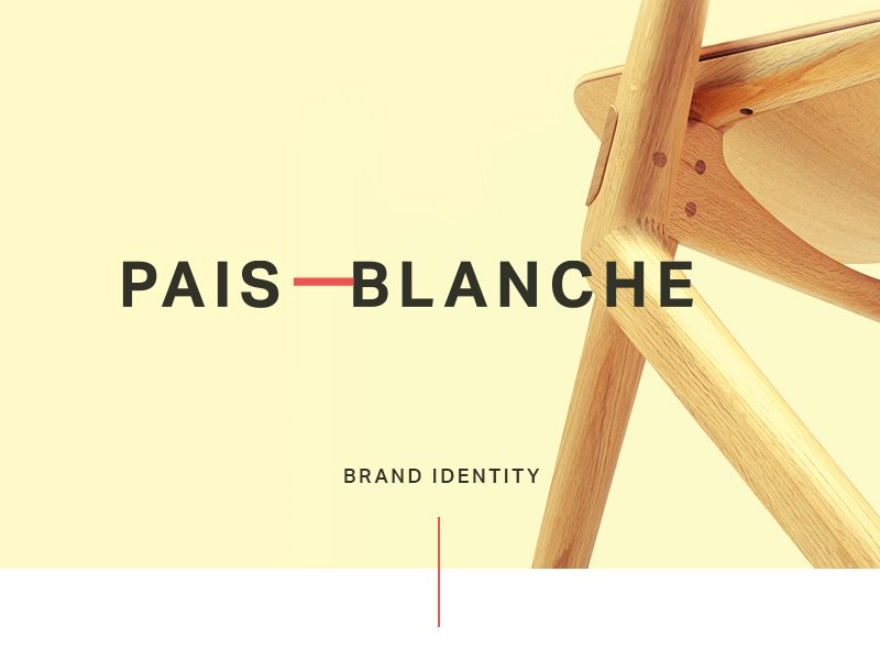 Furniture Logo - Pais Blanche Branding / Identity by Admir Hadzic