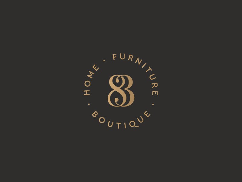 Furniture Logo - Eighty Three by Dimitrije Mikovic