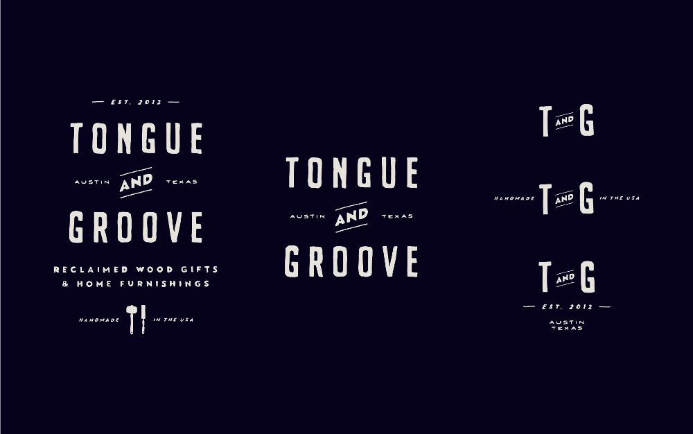 Furniture Logo - Tongue & Groove Logos by Benjamin Garner