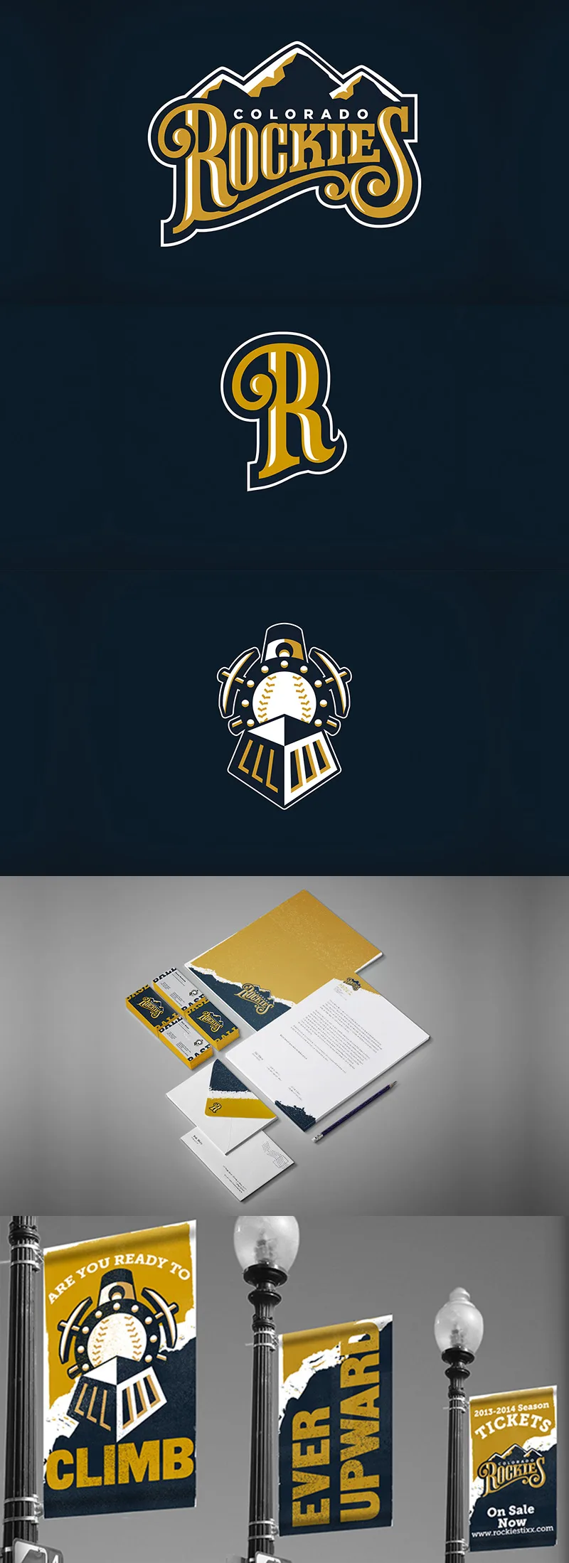 Colorado Rockies Rebrand by Andy Stewart Colorado Rockies Rebrand by Andy Stewart