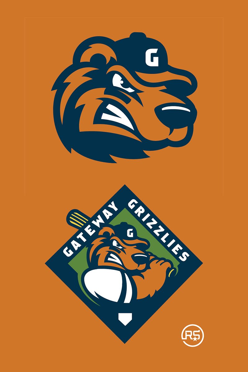 Gateway Grizzlies Redesign Concept by Rene Sanchez