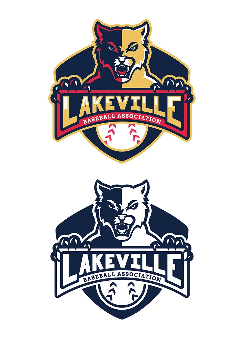 Lakeville Baseball - Logo Design by Lindsey Windfeldt Lakeville Baseball - Logo Design by Lindsey Windfeldt