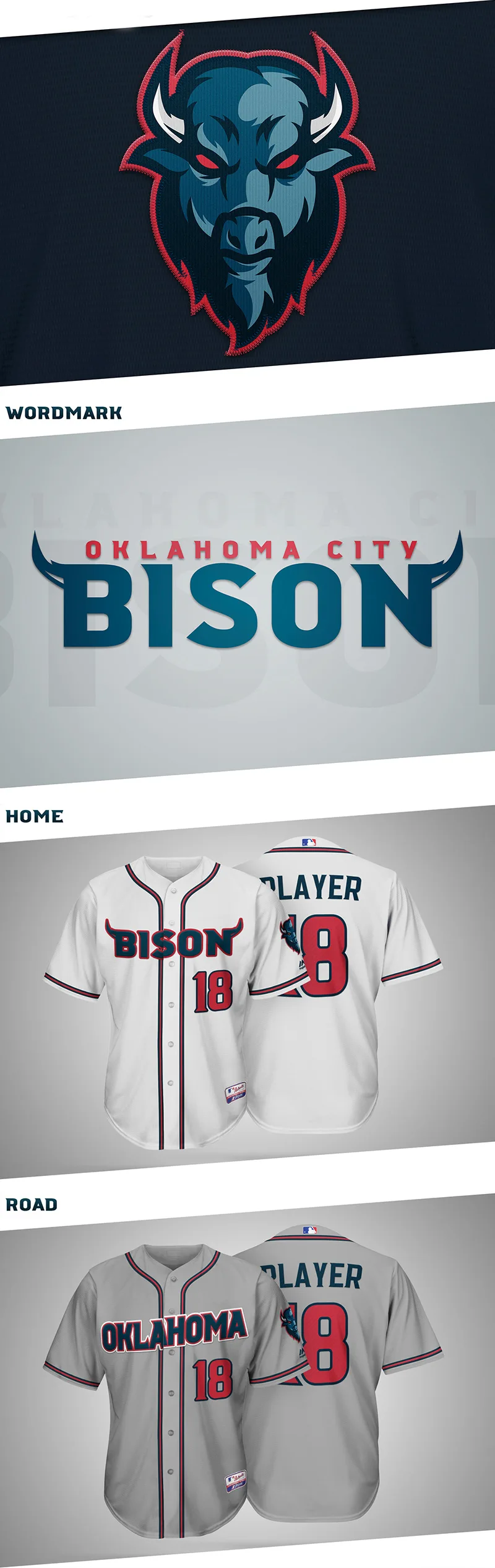 OKC Bison- MLB Expansion Team Concept by Ryan Lane OKC Bison- MLB Expansion Team Concept by Ryan Lane