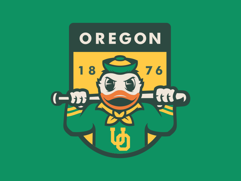 OREGON BASEBALL by Razor Design Co.