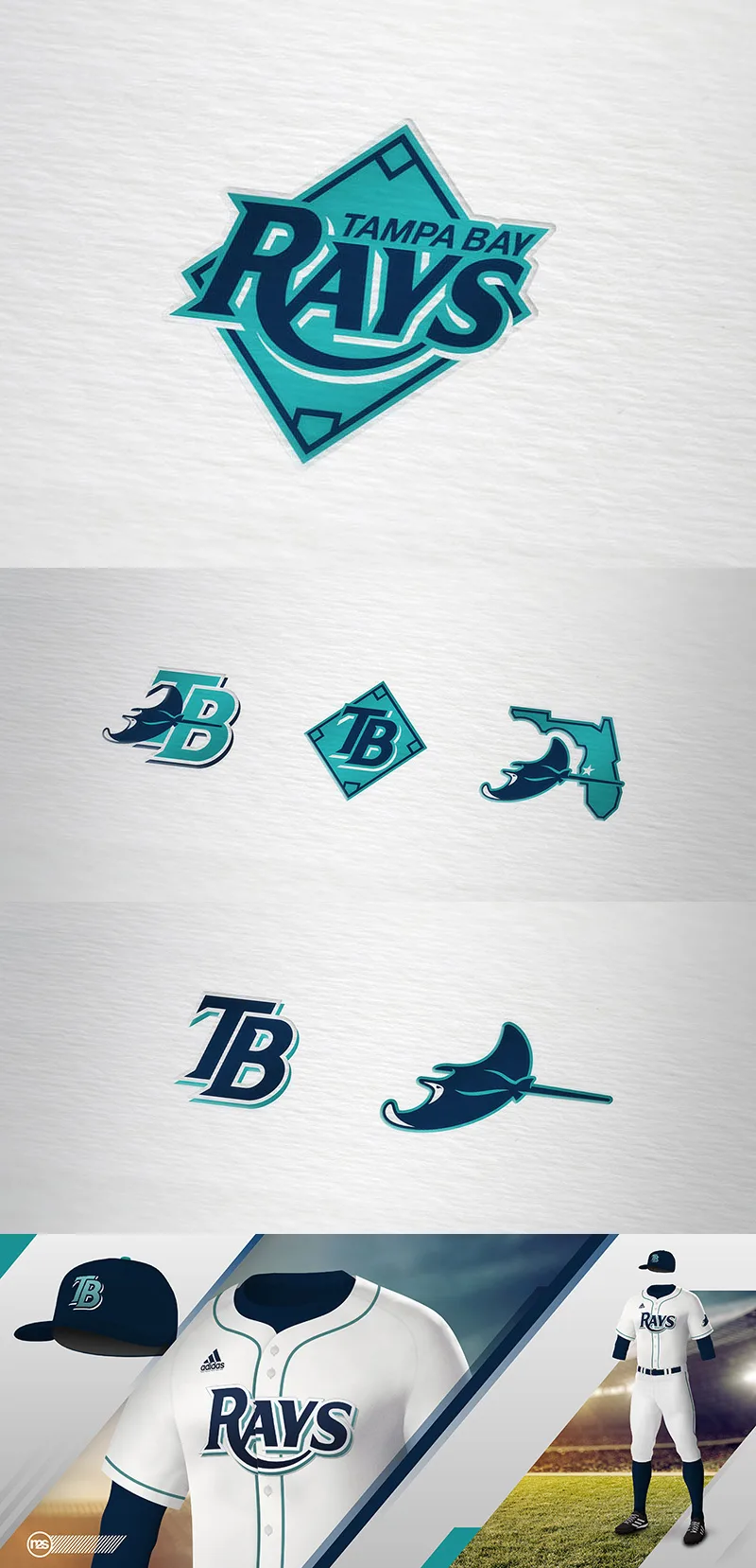 Tampa Bay Rays (Concept) by Manuel Dos Santos Tampa Bay Rays (Concept) by Manuel Dos Santos