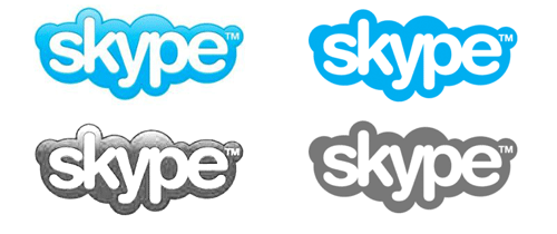 Simple Skype Logo