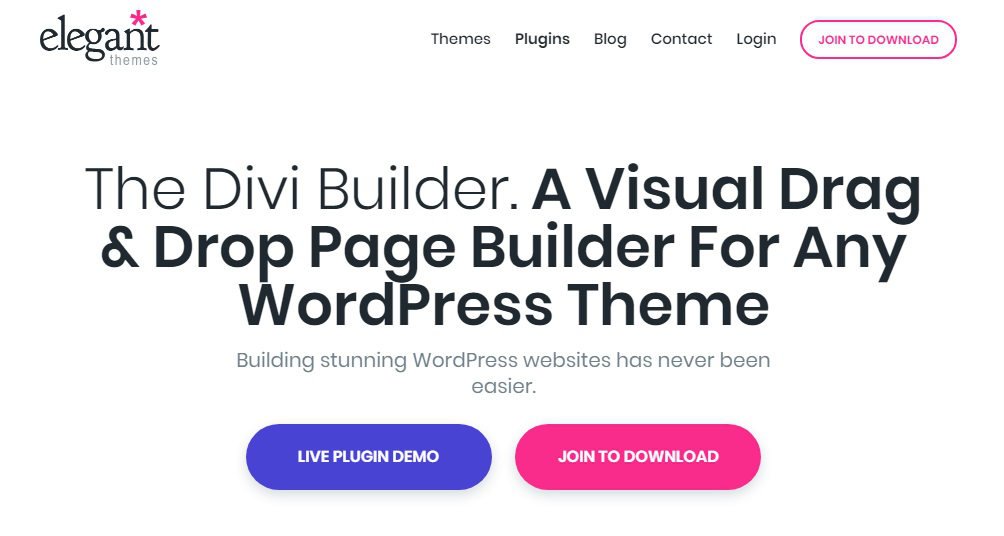 Divi Builder - WordPress Page Builder
