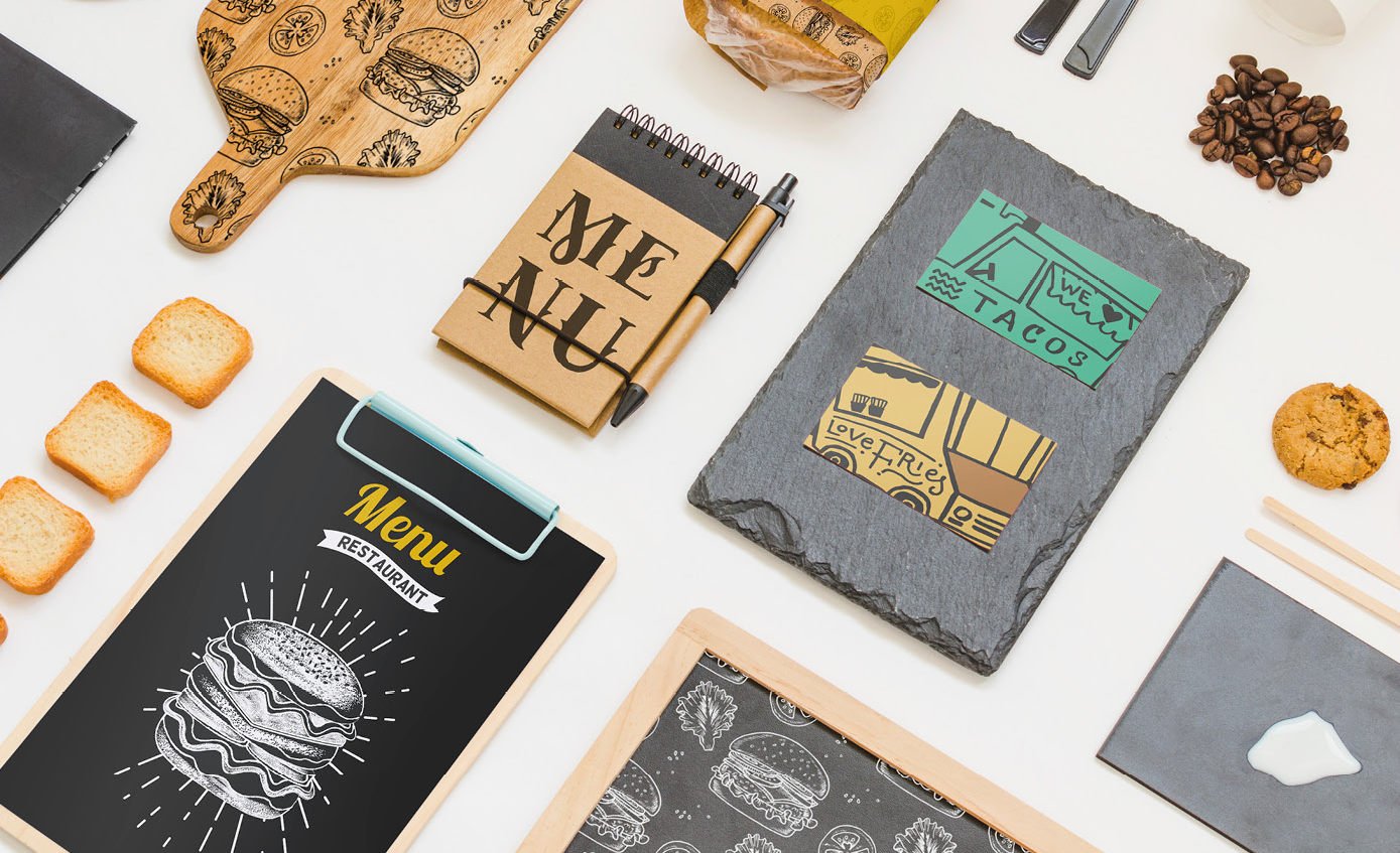 Free Take-Away Packaging PSD Mockup Bundle