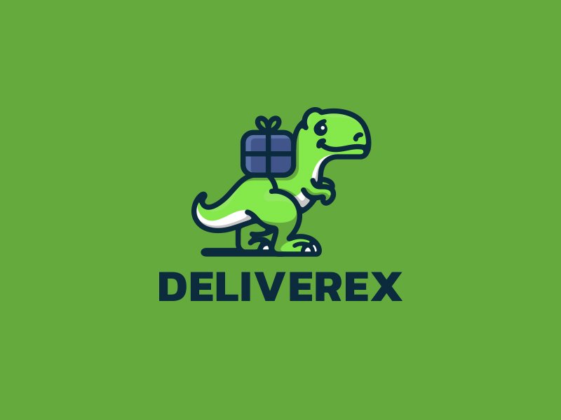 Deliverex by Daniel Bodea - Dinosaur Logo