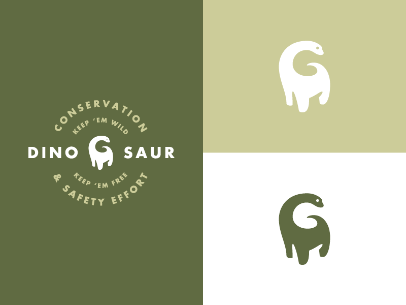 Dinosaur Logo by Gunnar Harrison - Dinosaur Logo