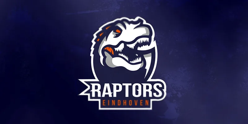 Eindhoven Raptors by Jan-Onno N - Dinosaur Logo