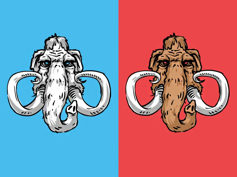 Mastodon by Georgi Dimitrov Erase - Dinosaur Logo