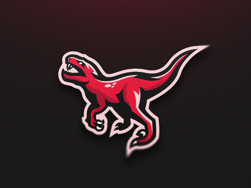 Raptor Mascot Logo by Malmoo - Dinosaur Logo